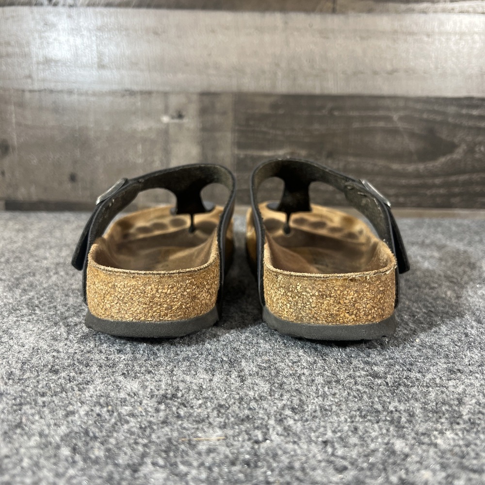 Birkenstock Gizeh - Birko-Flor Metallic Blue Sandals EU 38/ US 7.5 - Picture 6 of 15